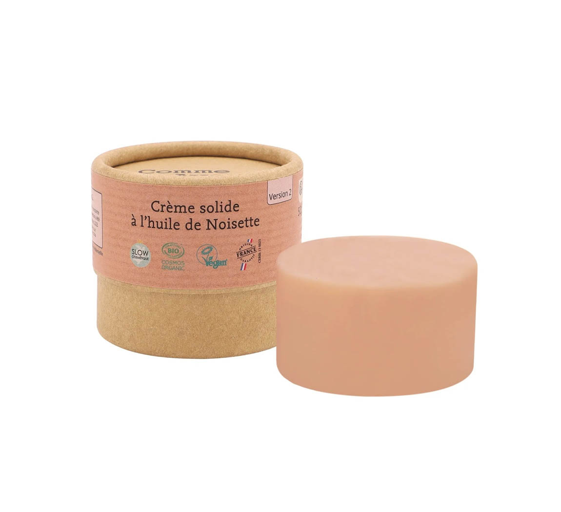 creme huile de noisette Crème solide à l'huile de noisette