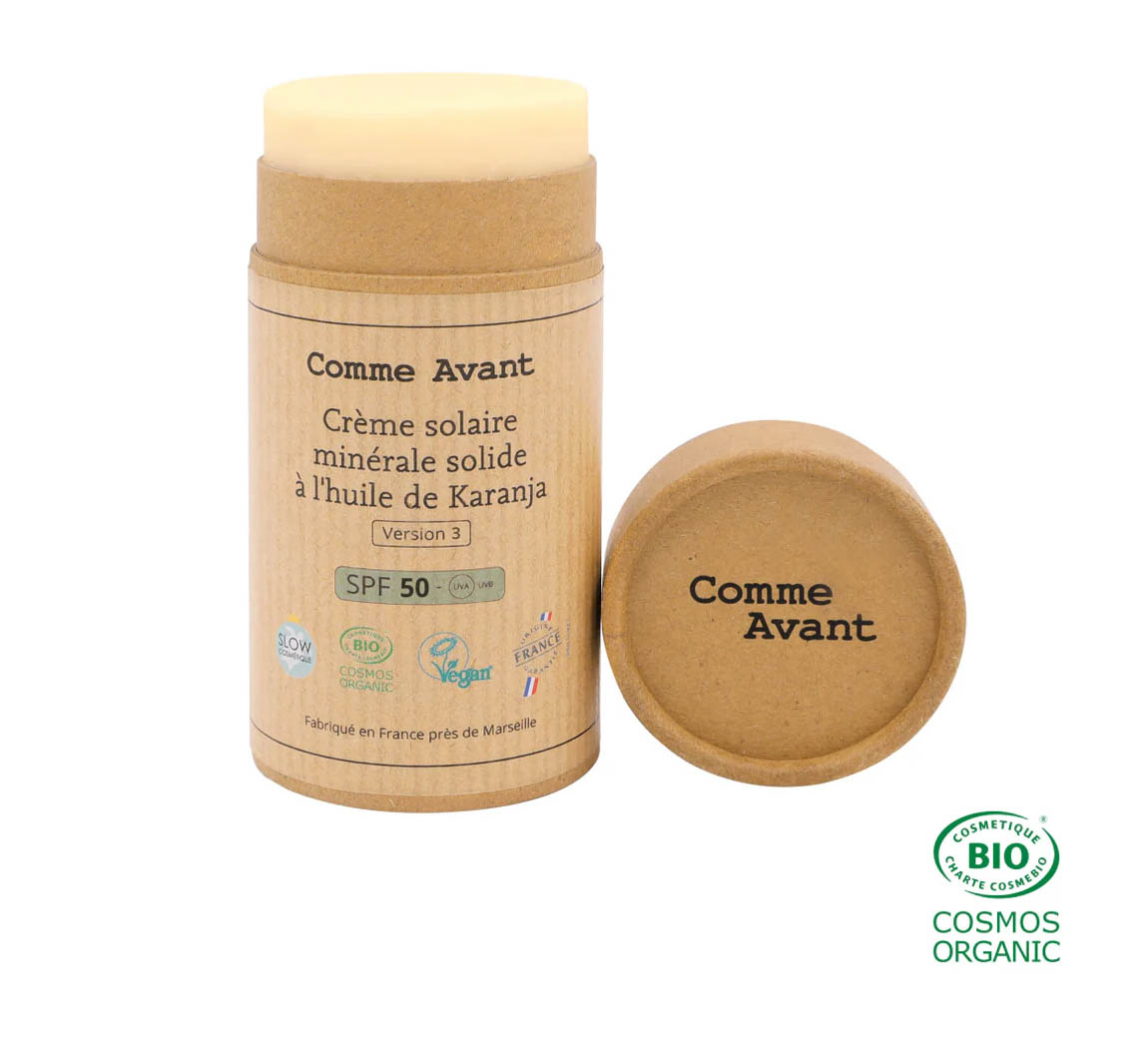 Creme solaire naturelle Crème solaire solide SPF50