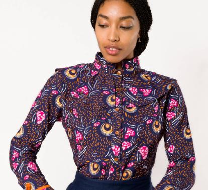 Chemise à Volants Jungle Love